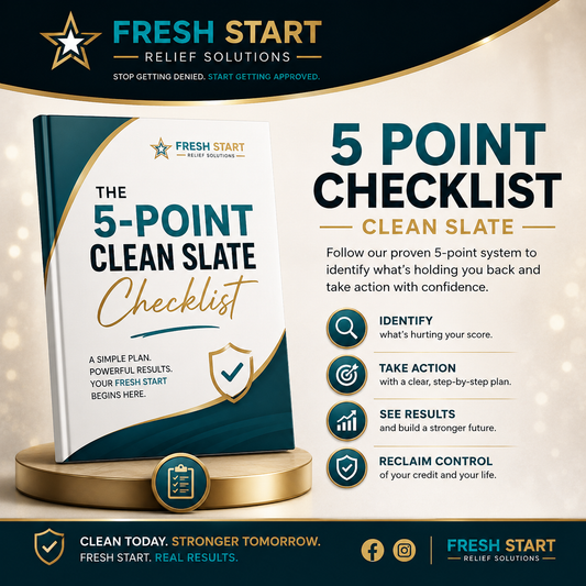5 Point Clean Slate Checklist