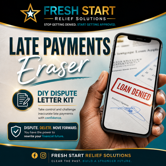 DIY Late Payment Eraser